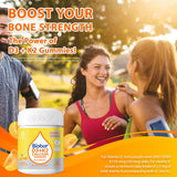 Biobor Vitamin D3 & K2 Gummies lifestyle image with a glass of water