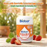 Biobor Vitamin D3 + K2 Gummies packaging details