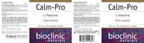 Bioclinic Naturals Calm-Pro product label detail