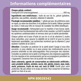 Bioclinic Naturals CoQ10 Soft Gels ingredient list photo