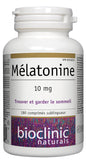 Bioclinic Naturals Melatonin 10 mg tablets in hand
