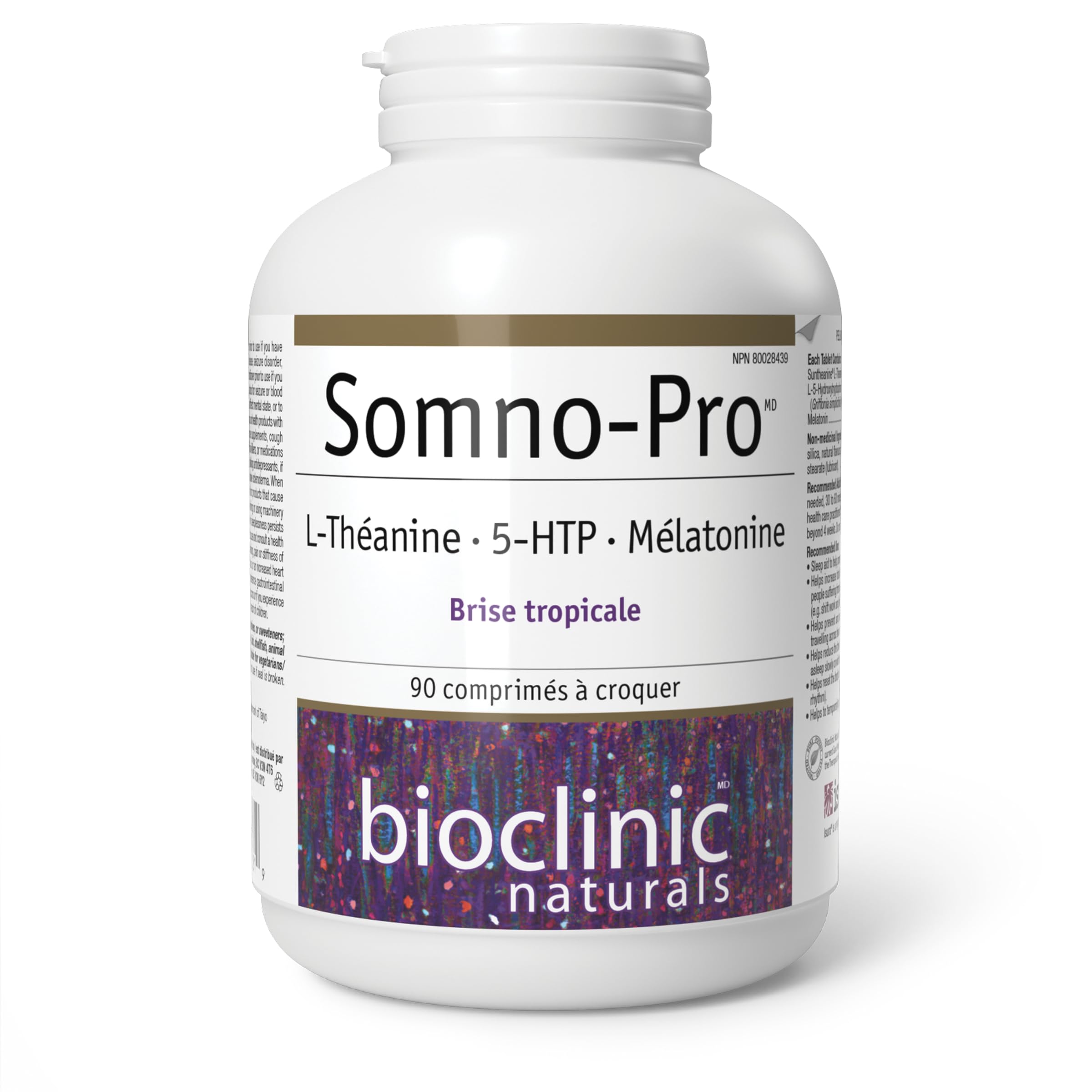 Bioclinic Naturals Somno-Pro ingredients list
