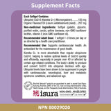 Bioclinic Naturals Ubiquinol CoQ10 100mg supplement side view