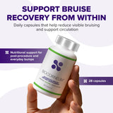 BIOCORNEUM Bruise Support Supplement capsules in hand
