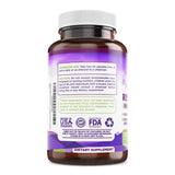 Biodora Resveratrol Antioxidant Capsules 800mg opened with capsules visible
