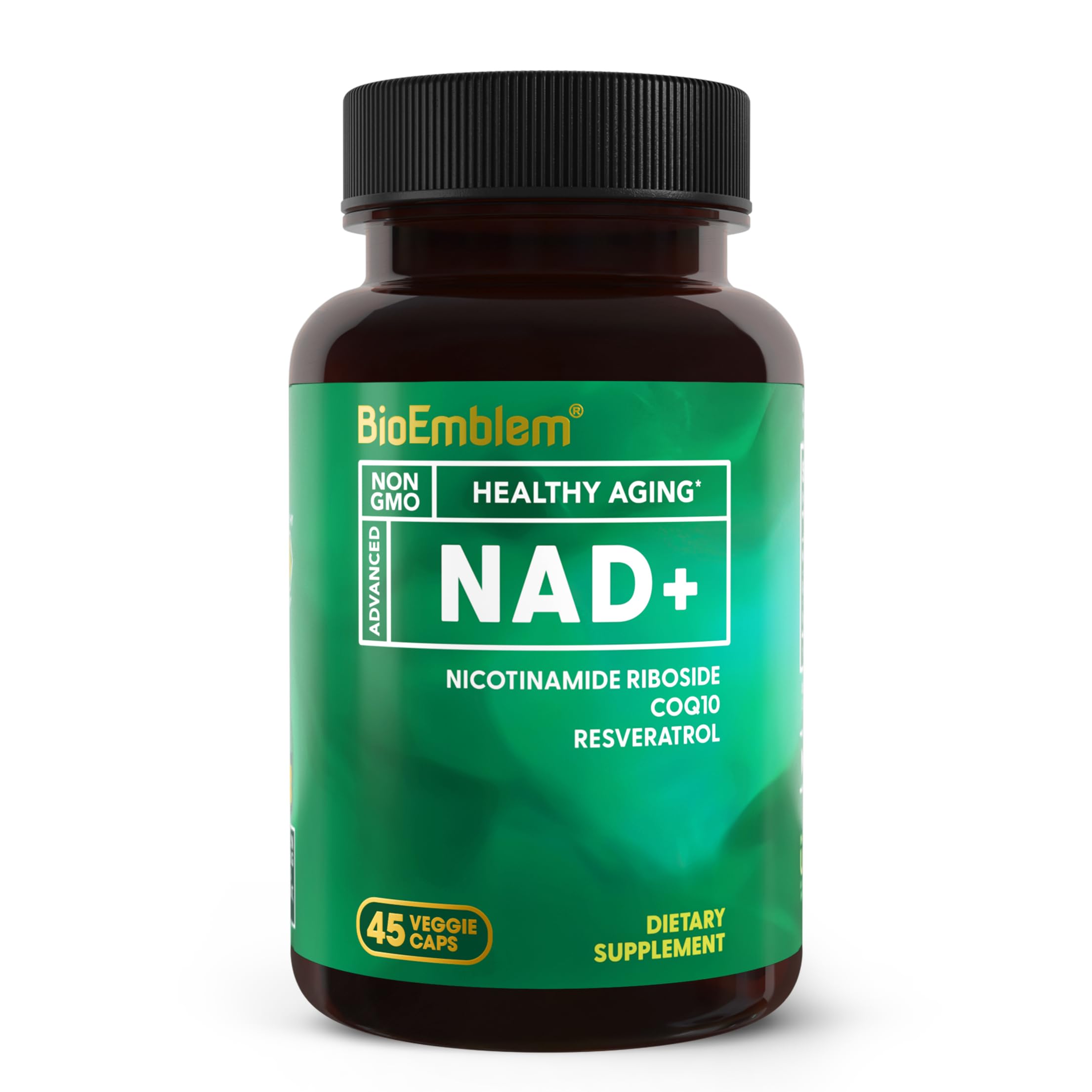 BioEmblem NAD+ Supplement bottle front view