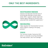 BioEmblem NAD+ Supplement ingredients list