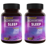 BioEmblem Natural Sleep Aid 60 Capsules front view