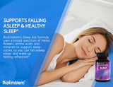 BioEmblem Natural Sleep Aid 60 Capsules packaging