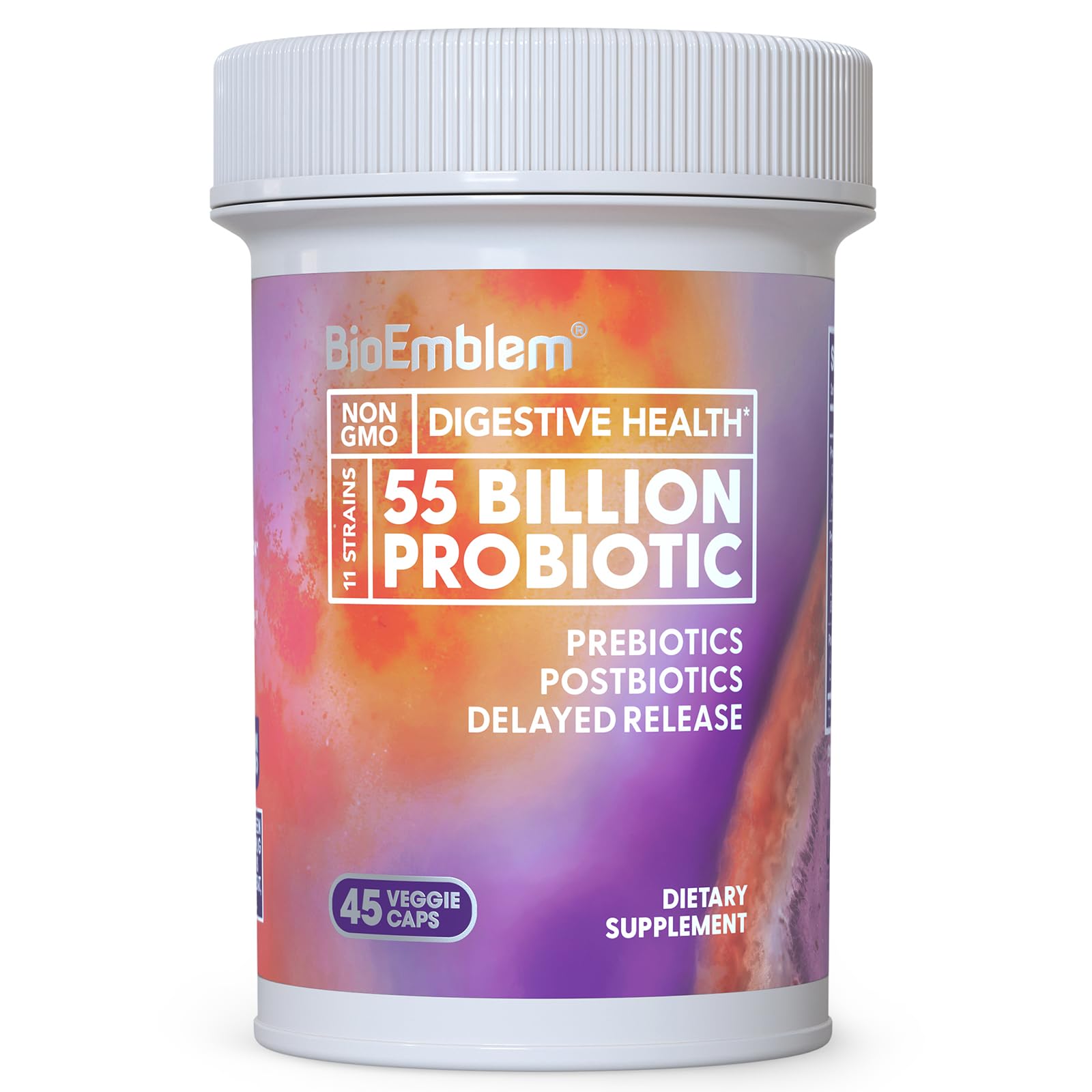 BioEmblem Probiotic Supplement bottle front view