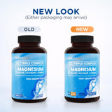 BioEmblem Triple Magnesium Complex 300mg bottle side view