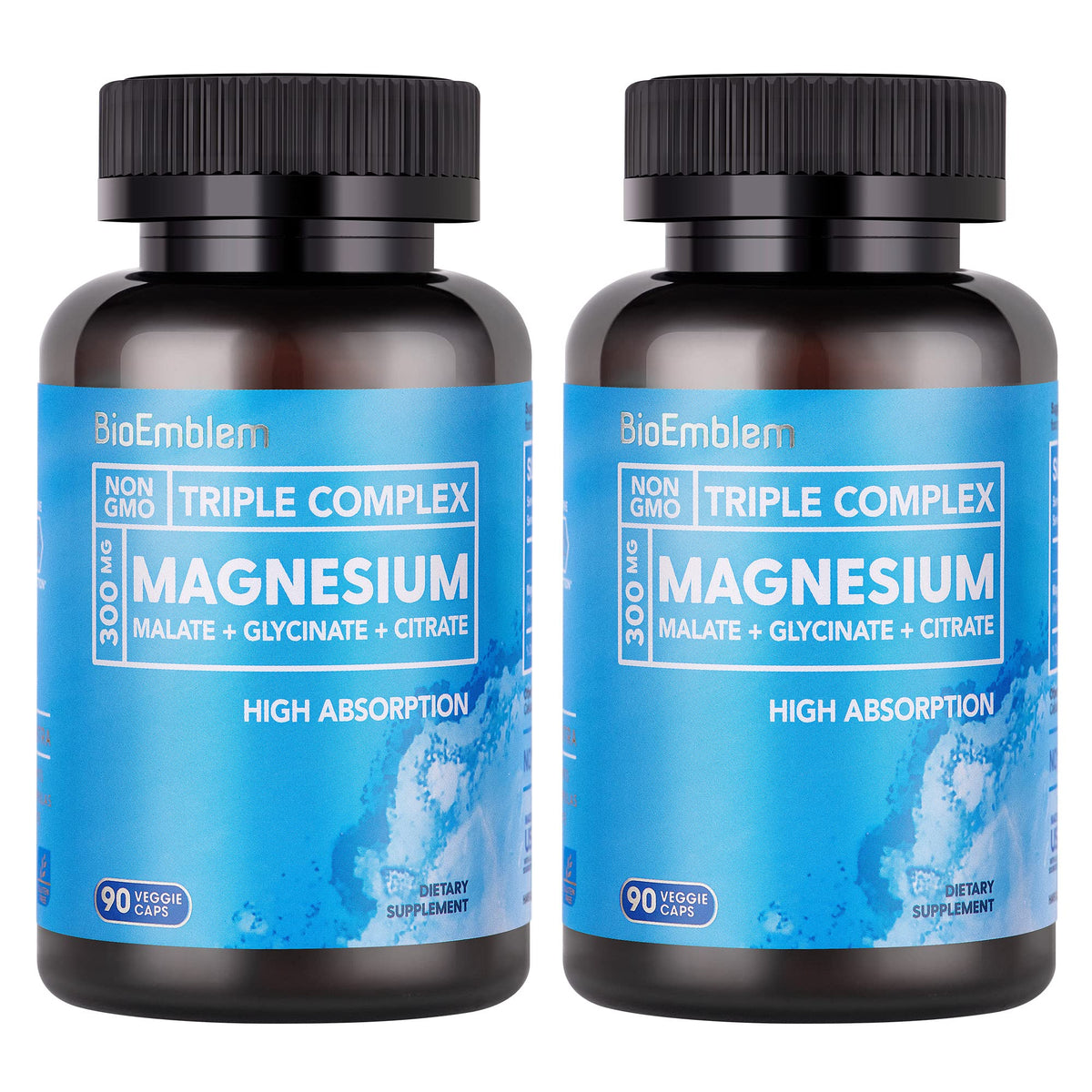 BioEmblem Triple Magnesium Complex 300mg front view