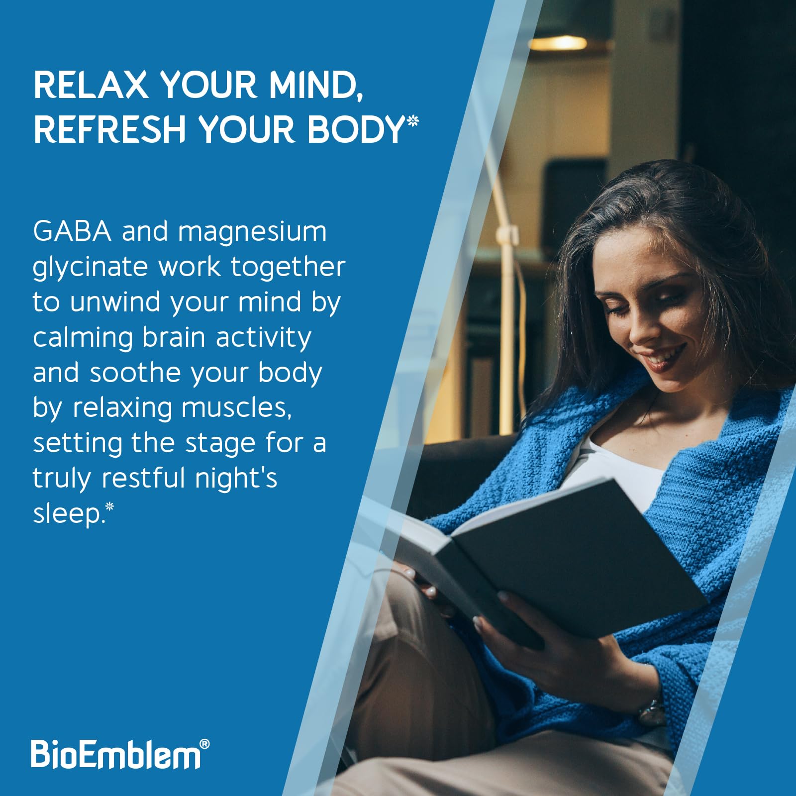BioEmblem Triple Magnesium Powder in a bowl with fruit