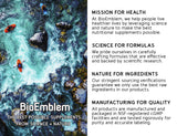 BioEmblem Turmeric Curcumin Capsules showing the back of the packaging