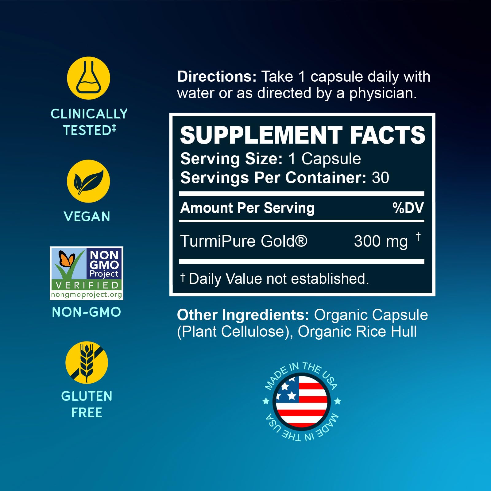 BioEmblem TurmiPure Gold turmeric supplement packaging