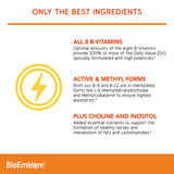 BioEmblem Vitamin B-Complex ingredients list close-up