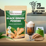 Biofunctionals Black Ginger Powder 99g side view packaging