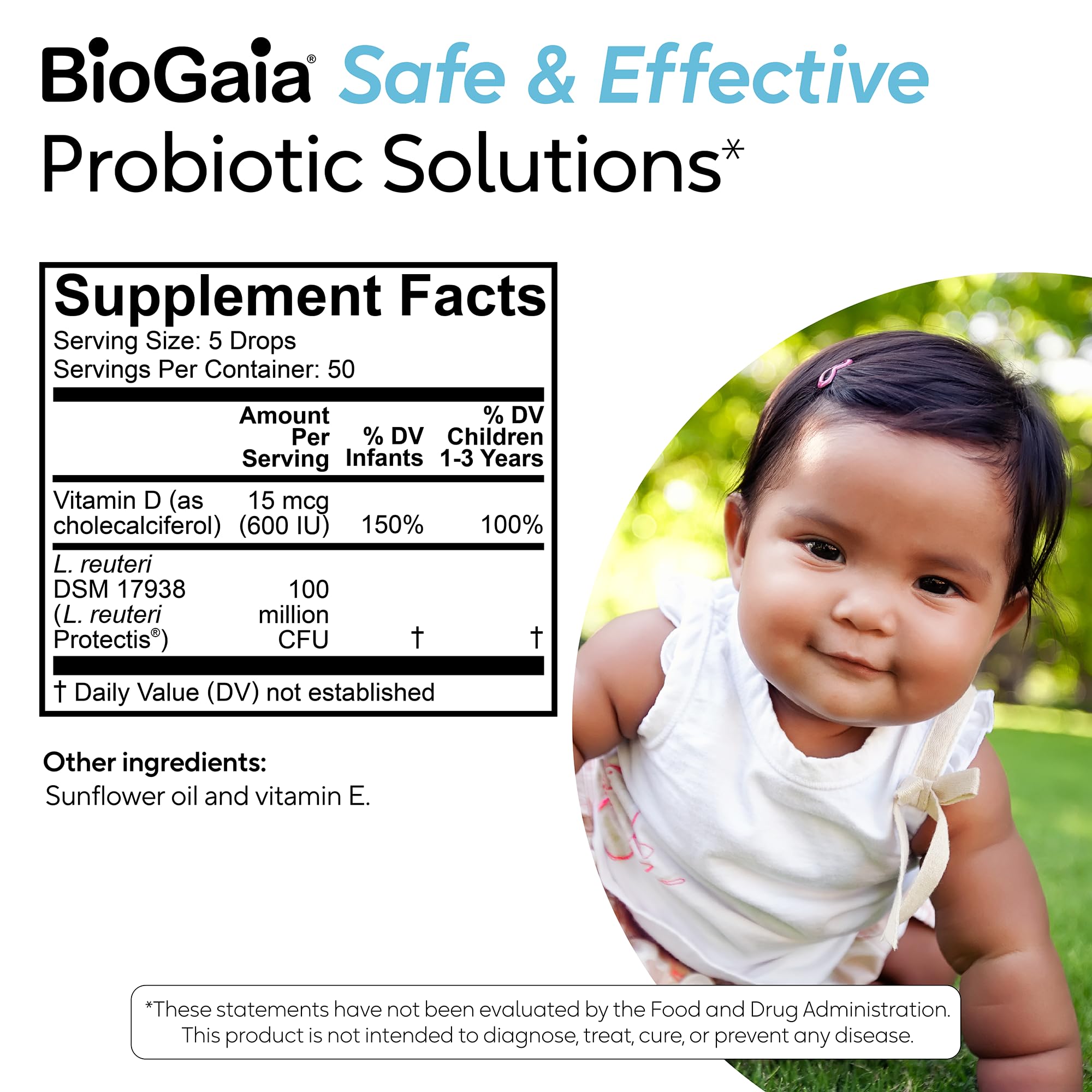 BioGaia Baby Probiotic Drops with soft toys