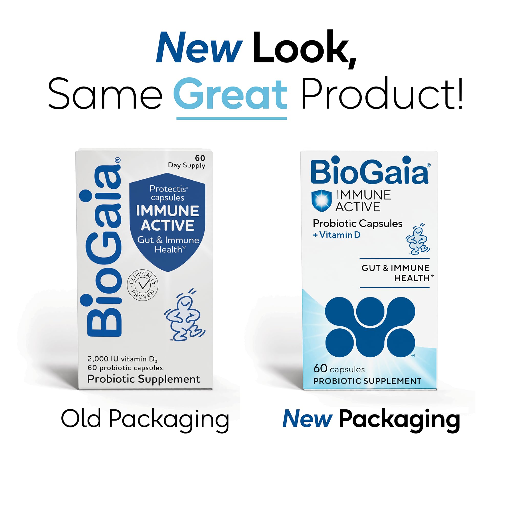 BioGaia daily wellness Active vegan capsules packaging