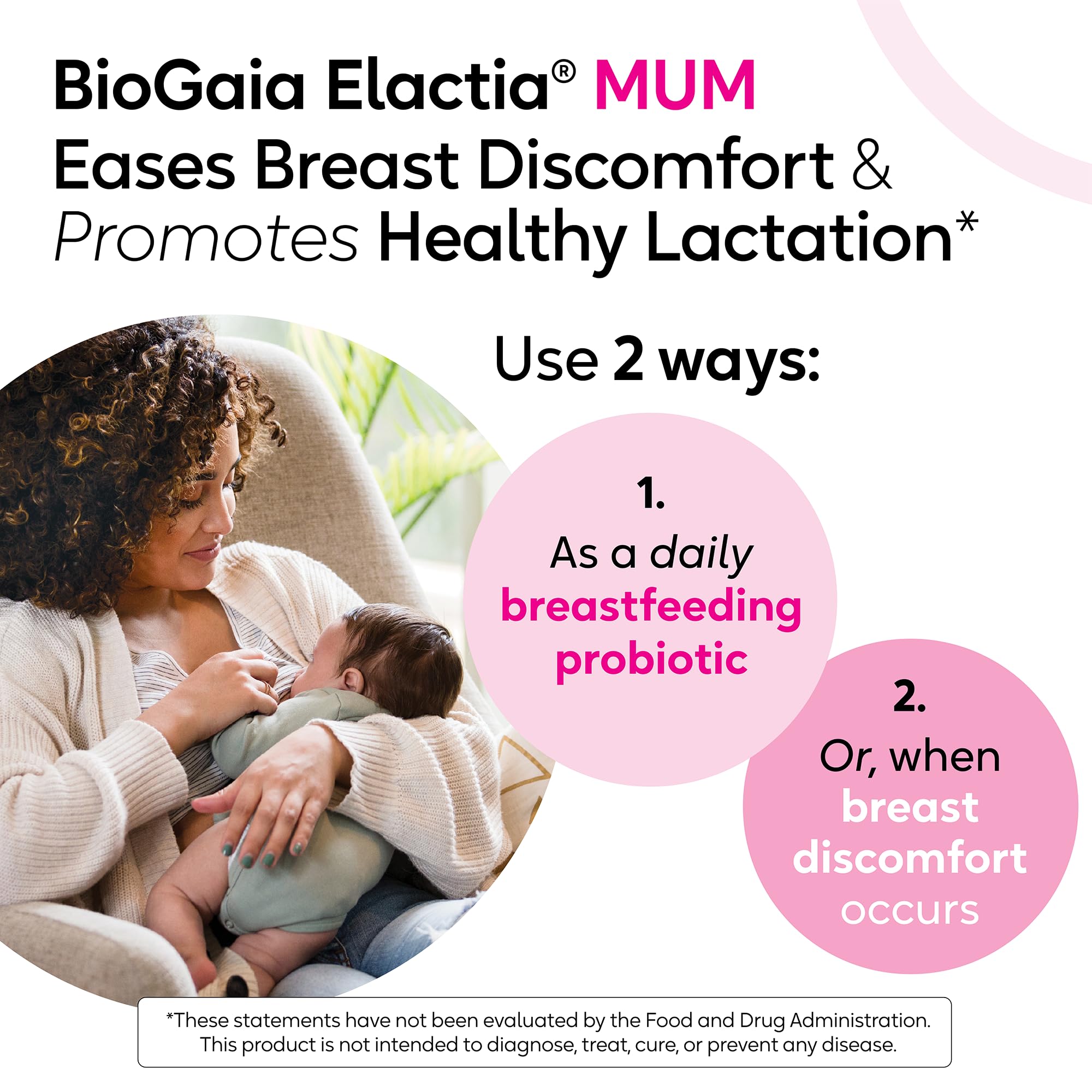 BioGaia Elactia Probiotic box side view