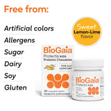 BioGaia Kids Probiotic Chewables 91g lifestyle image with kids