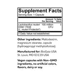 BioGaia Protectis MUM prenatal probiotic capsule bottle on table