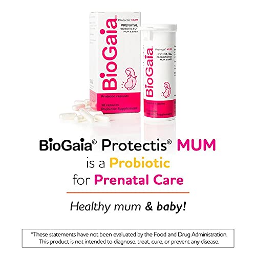 BioGaia Protectis MUM prenatal probiotic capsule side view