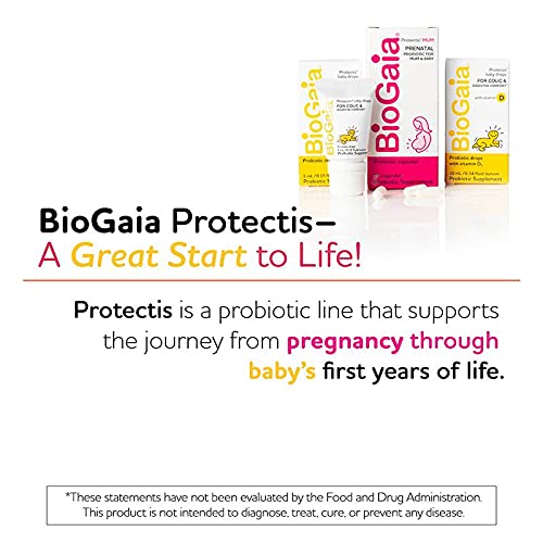 BioGaia Protectis MUM prenatal probiotic with lifestyle background