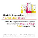BioGaia Protectis MUM prenatal probiotic with lifestyle background