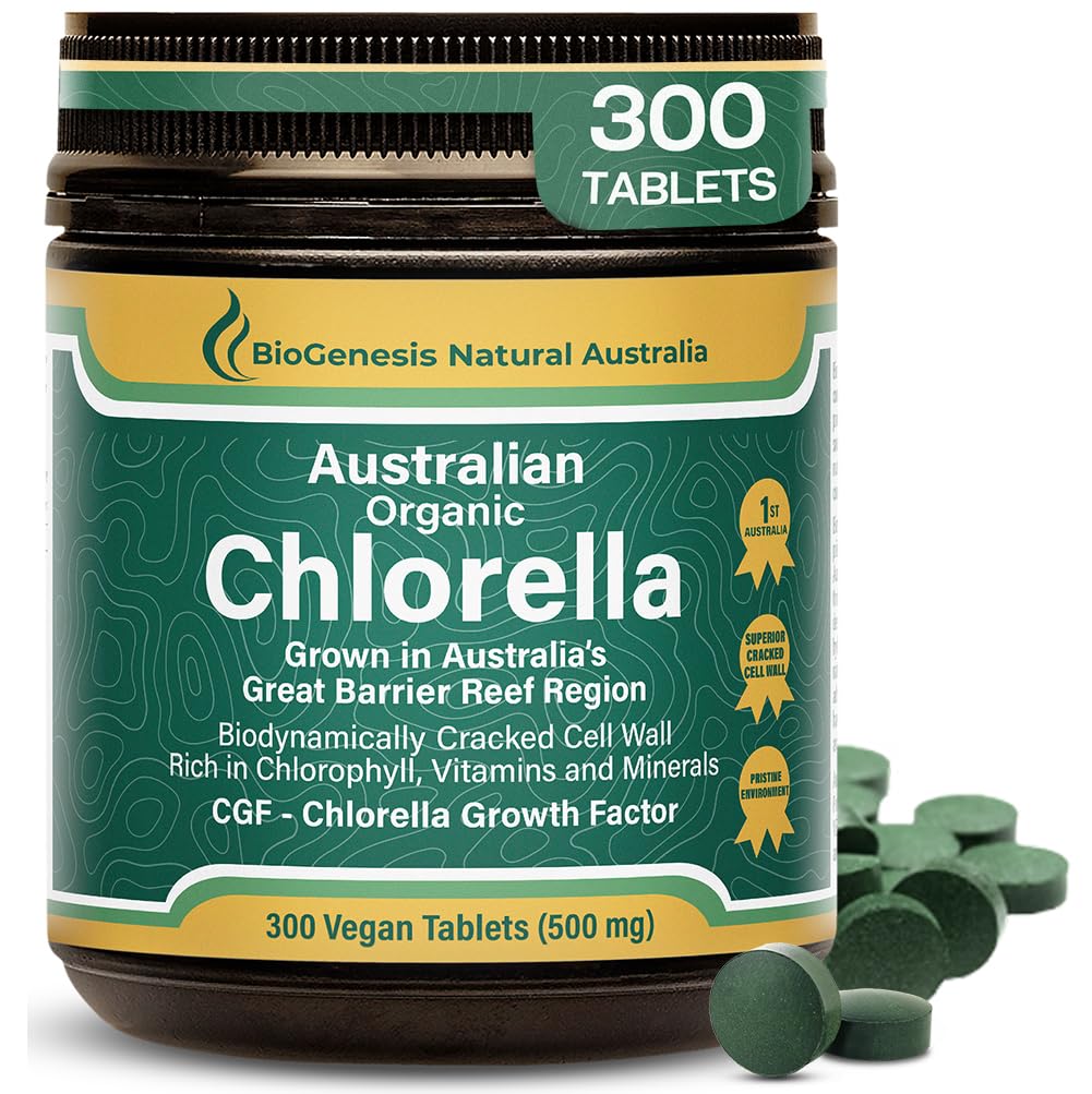 Biogenesis Chlorella Tablets bottle front view