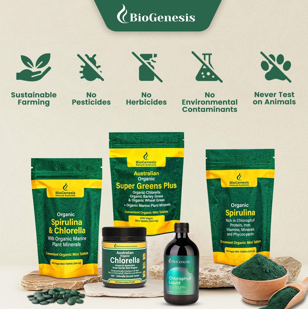 Biogenesis Chlorella Tablets lifestyle image