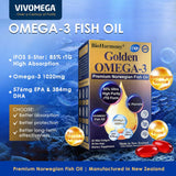 BioHarmony Fish Oil Softgels side view showing softgels