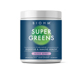 BIOHM Super Greens Powder front view with packaging