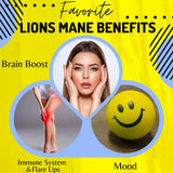 BioImmune Lion's Mane Mushroom Supplement 10X Potency side view