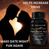 BioImmune Tongkat Ali capsules with a measuring spoon