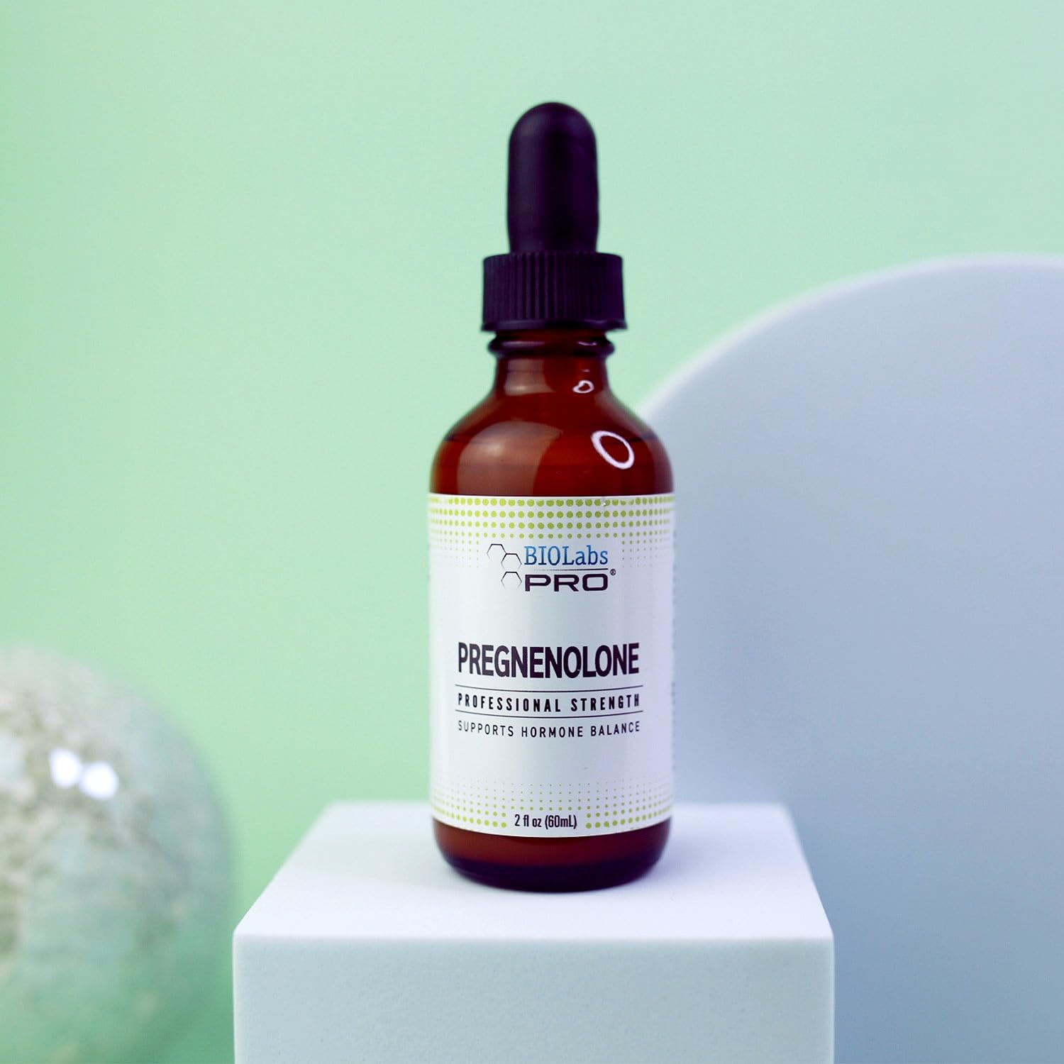 BIOLABS PRO Pregnenolone Oil 2oz lifestyle scene