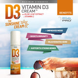 BIOLABS PRO Vitamin D3 & K2 Cream 15000iu back view