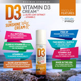 BIOLABS PRO Vitamin D3 & K2 Cream 15000iu side view