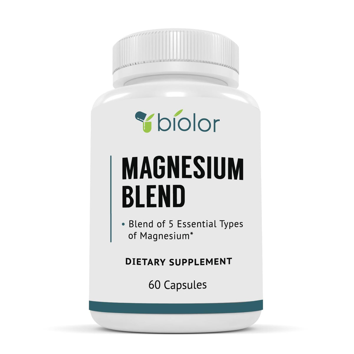 Biolor Magnesium Complex 225mg 90 Capsules front view