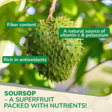 Biolore Soursop Gummies on a wooden table