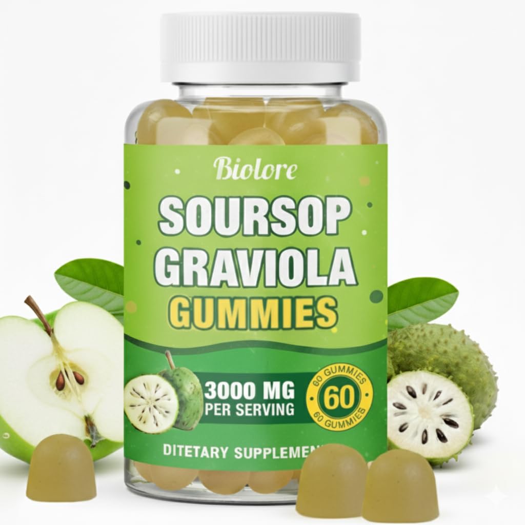 Biolore Soursop Leaf & Fruit Gummies front view packaging