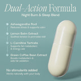 BIOMA Night a balanced routine & Sleep 180 Capsules packaging
