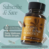 BIOMA Probiotics Supplement displayed with a measuring spoon