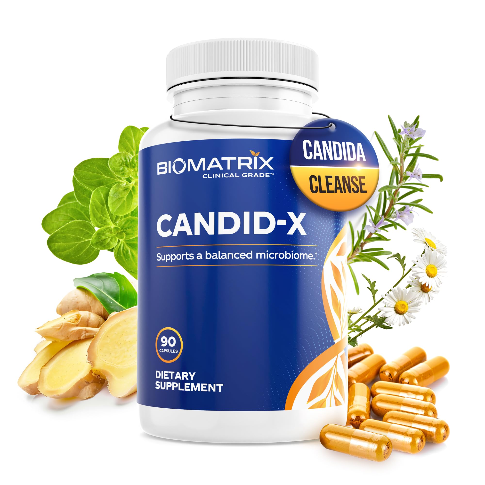BioMatrix Candid-X Oregano Supplement 100g front view