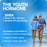 BioMatrix DHEA bottle on a wooden table