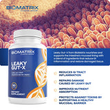 BioMatrix Leaky Gut-X supplement packaging with dosage information