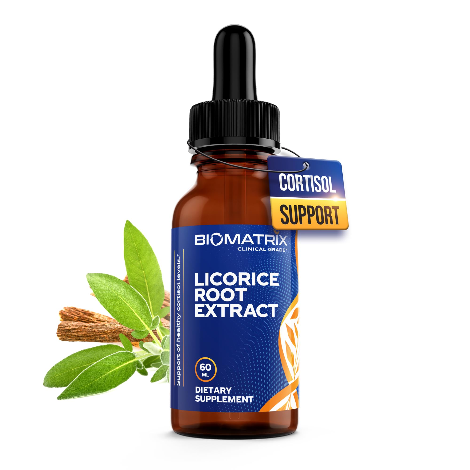 BioMatrix Licorice Root Tincture 2 fl oz front view