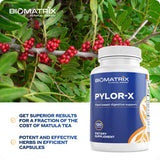 BioMatrix Pylor-X bottle on a wooden table