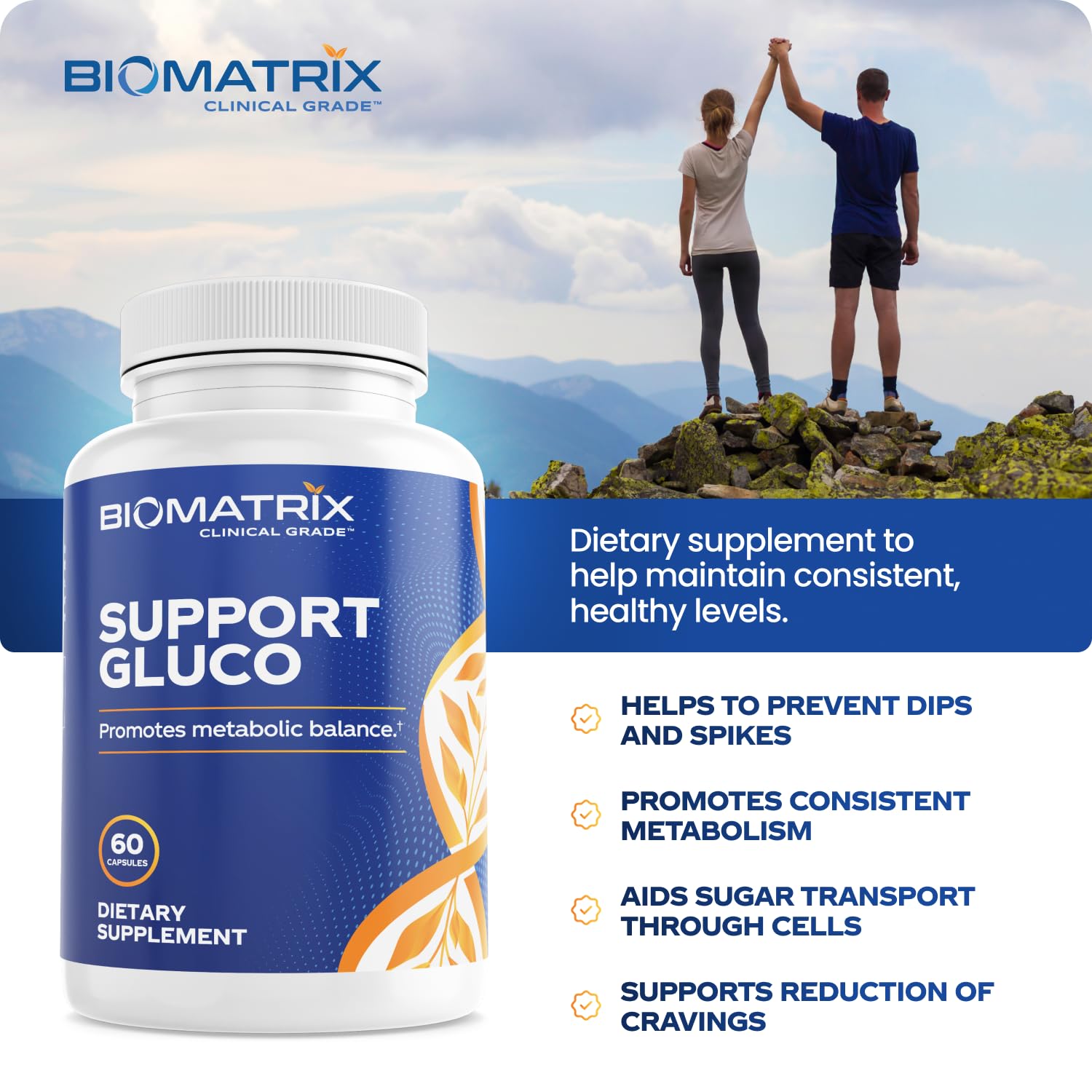 BioMatrix Support Gluco Cinnamon Supplement capsule details