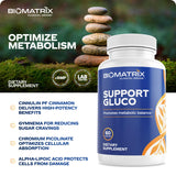 BioMatrix Support Gluco Cinnamon Supplement packaging